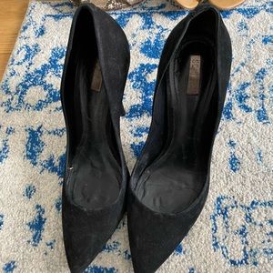Schutz stiletto suede heel